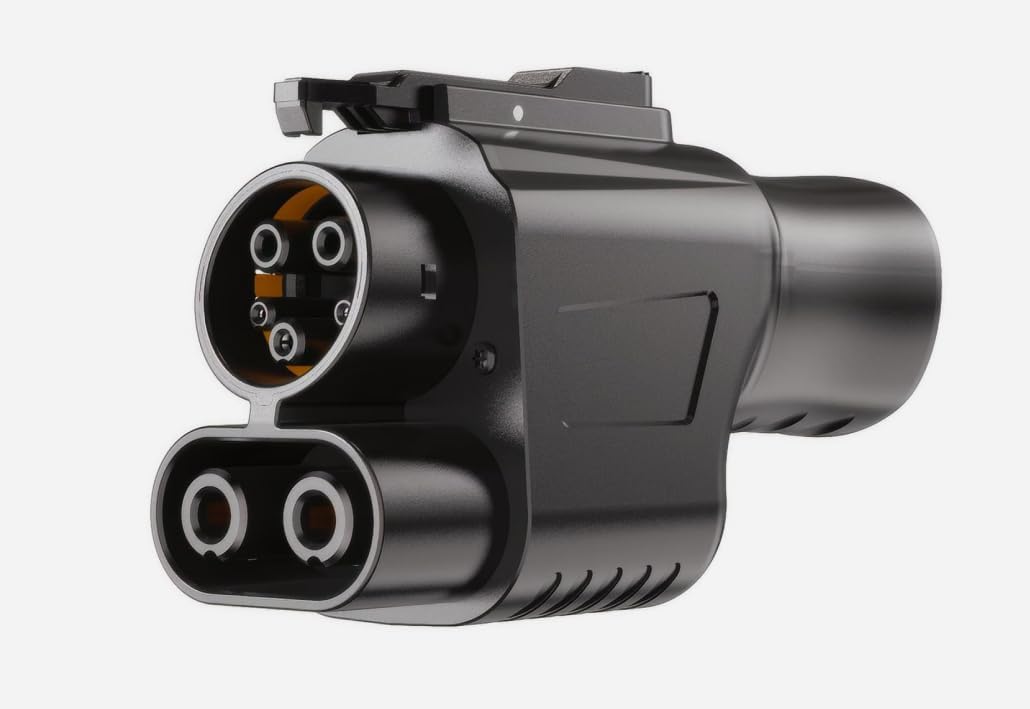 NACS to CCS1 Charging Adapter, Max 1000V, 500Amp, Tesla V1/V2/V3/V4 DC Supercharger Adapter, fit for Rivian,Ford,Mustang,GM EVs,Volvo,Polestar 